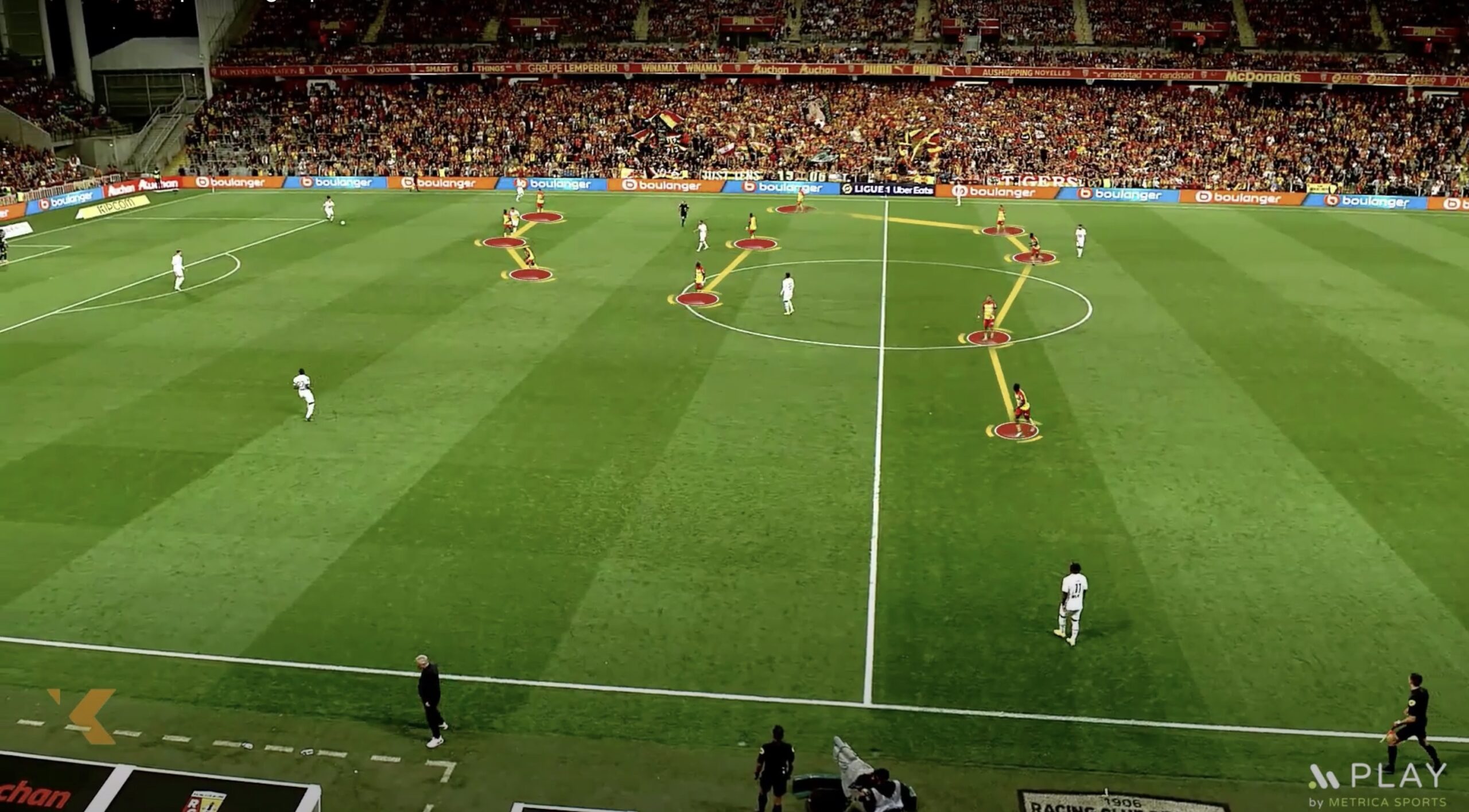 Defense structure 1 3-4-3システムでのプレス方法