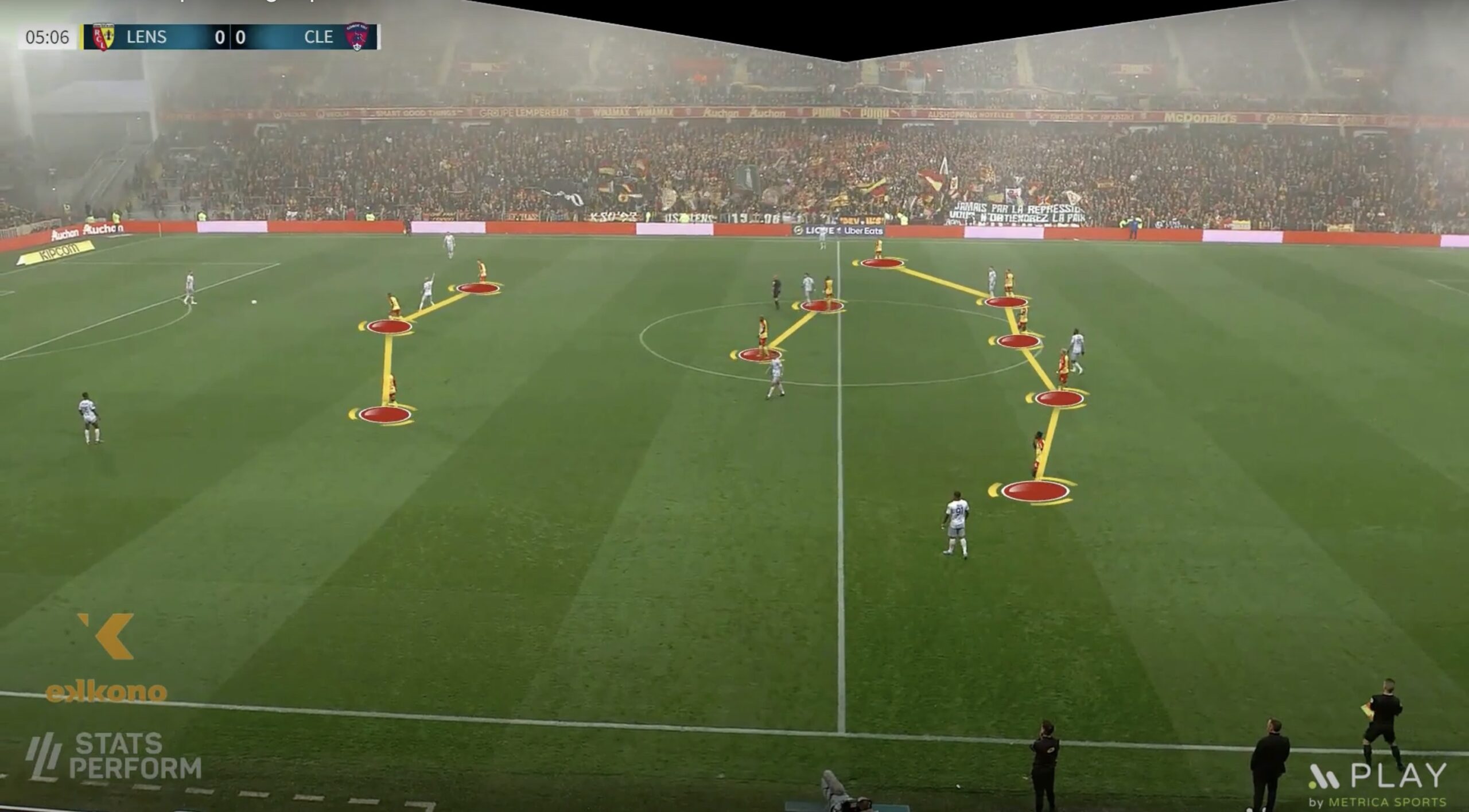 Defense structure 2 3-4-3システムでのプレス方法