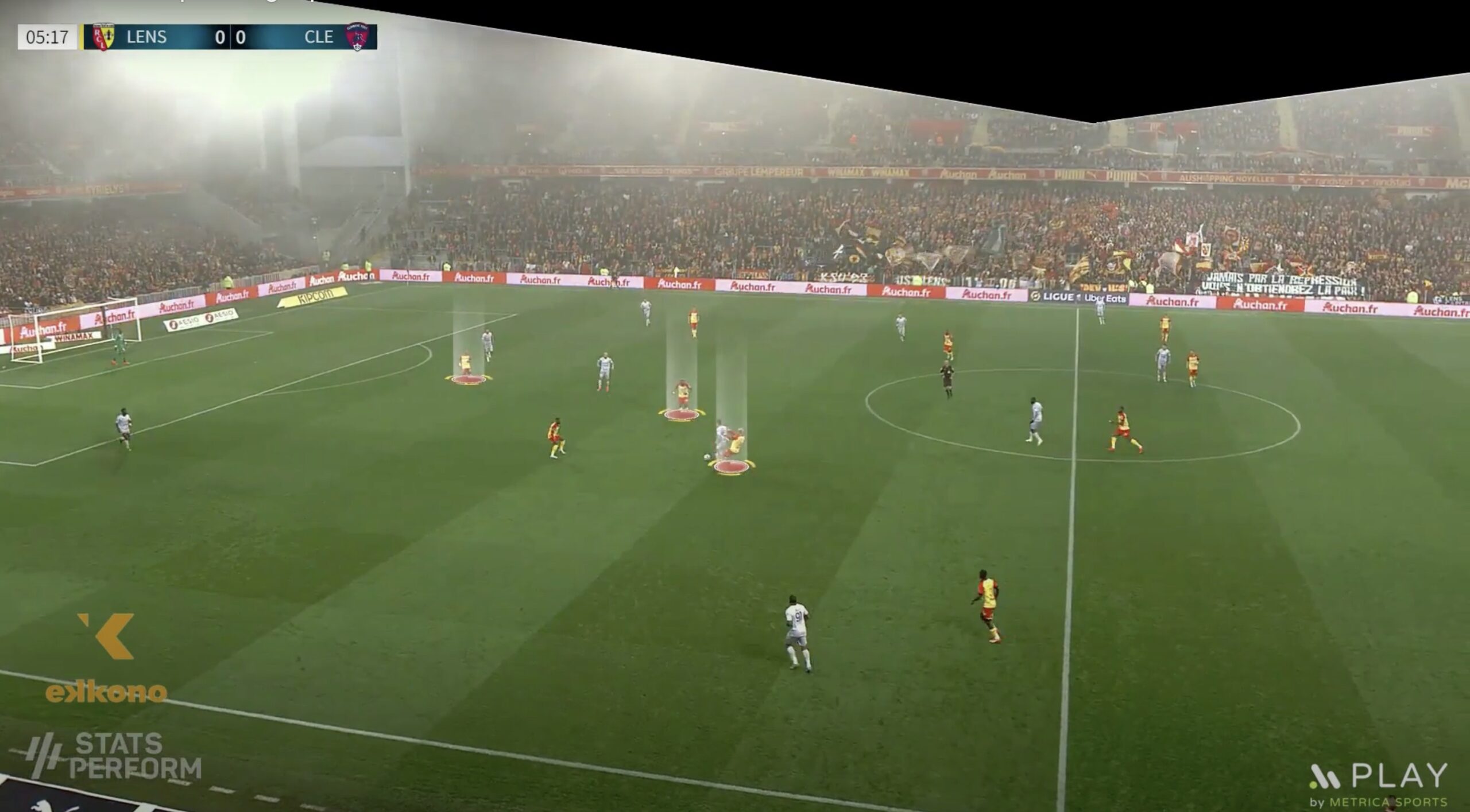 recovering the ball 2 example 3-4-3システムでのプレス方法